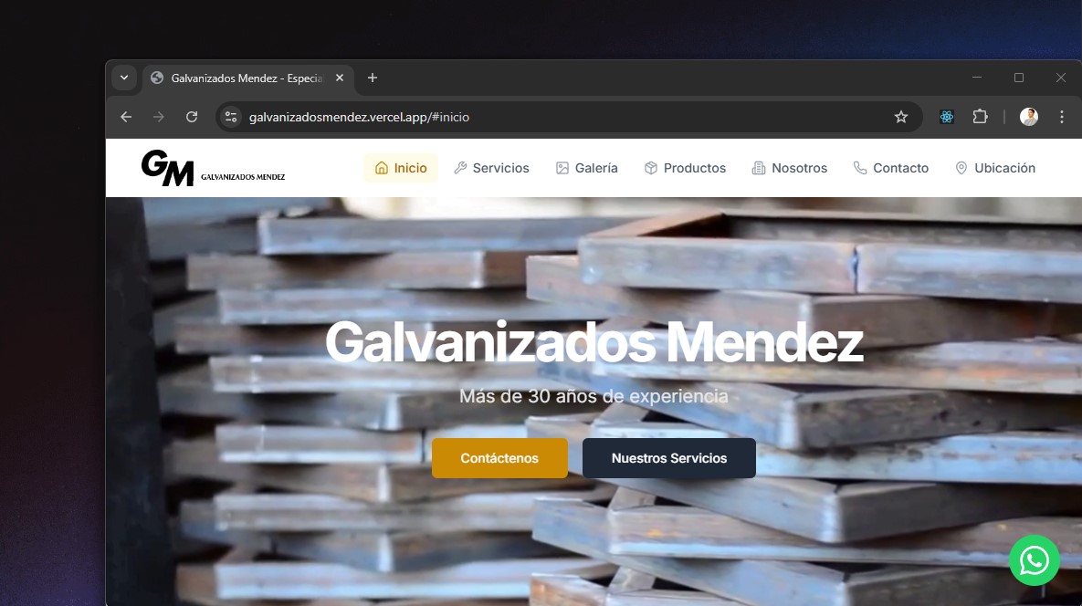 Galvanizados Mendez - Sitio Web Oficial